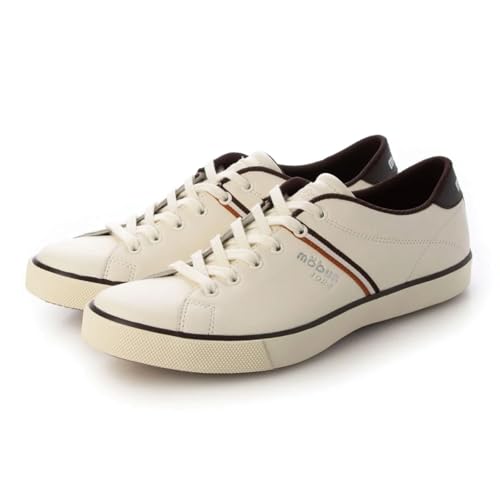 MOBUS(モーブス) Unisex Leder-Sneaker MELNIK, Cremefarben/Dunkelbraun, 39.5 EU von MOBUS(モーブス)