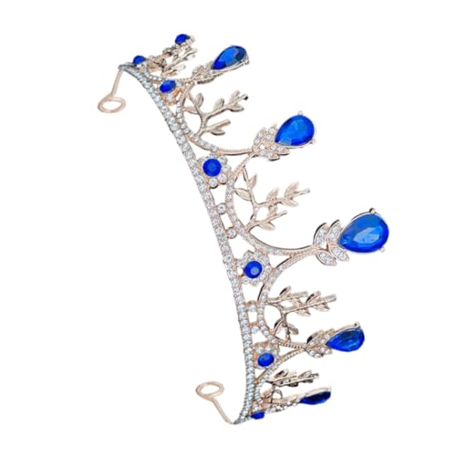 MOBUTOFU Hochwertige Brautkrone Mit Strass Für Hochzeiten Elegante Für Damen Für Feiern Fotoshootings Und Besondere Anlässe Leicht Und Bequem Funkelnde Dekoration Um Ihren Look Zu von MOBUTOFU