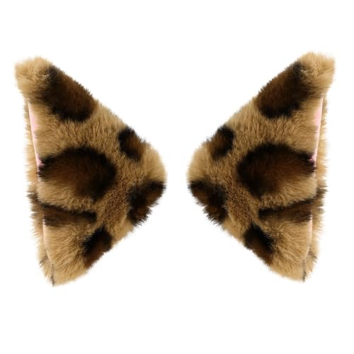 MOBUTOFU Katzenohren Clips Haaraccessoires Schöner Kopfschmuck Party Requisiten Form Haarspangen Haarnadeln Maskenkopfschmuck von MOBUTOFU