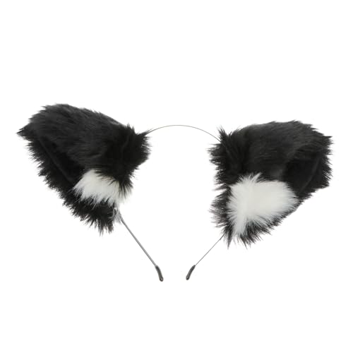 MOBUTOFU Hübsches und Helles Haarband mit Katzenohren Stilvolles Styling für Cosplay und Partys Plüschmaterial von MOBUTOFU