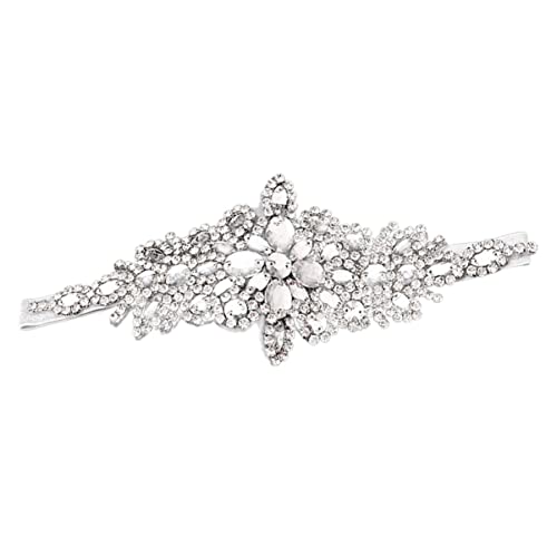 MOBUTOFU 1stück Braut Haarschmuck Handgefertigtes Strass Haarband Für Frauen Elegantes Kopfschmuck Für Hochzeiten Und Besondere Anlässe Für Bräute Und Brautjungfern von MOBUTOFU