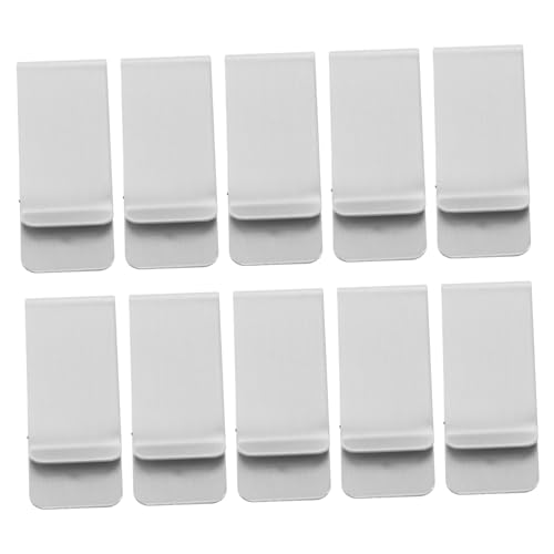 MOBUTOFU 10 Stück Teiliges Geldclip Multifunktional für Karten Bargeld und Stifte Schlanker Minimalistischer Clip für Büro und Alltag Langlebiger und Stilvoller Geldbeutel Organizer von MOBUTOFU