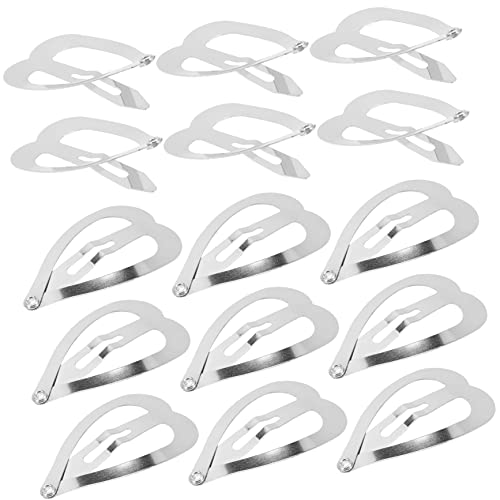 MOBUTOFU 100 Stck Teiliges Herz Haarspangen Minimalistische Kawaii Haarklammern für Frauen und Mädchen Dekorative Seitenclips für Frisuren Haarschmuck Accessoire von MOBUTOFU