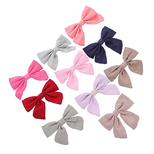 MOBUTOFU 10 Stück Baby-haar-accessoires Für Mädchen Stirnband Und Schleifen Für Baby-mädchen Schleifen Für Mädchen Haarschleifen Haarspangen von MOBUTOFU