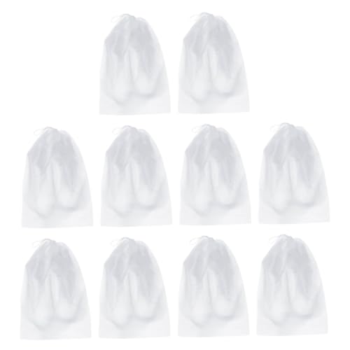 MOBUTOFU 10stücke Kordelzug Schuhtaschen Aus Vliesstoff Wiederverwendbare Reise Aufbewahrungstaschen Für Schuhe Und Stiefel Leicht Und Platzsparend Für Damen Und Herren von MOBUTOFU