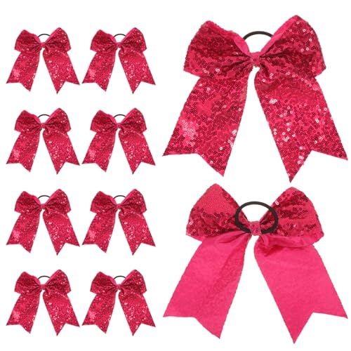 MOBUTOFU 10stücke Teiliges Cheerleader Haarschleifen Bunte Haarbänder Für Mädchen Für Cheerleading Und Tanzaufführungen Aus Strapazierfähigem Material Glatte Oberfläche Schont Das von MOBUTOFU