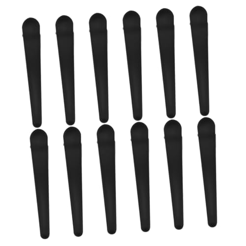MOBUTOFU 12 Stück Teiliges Matte Duckbill Haarklammern Friseur Haarclips für Dickes Haar Vielseitige Styling Clips für Damen und Mädchen Langlebige Kunststoff Haarschmuck von MOBUTOFU
