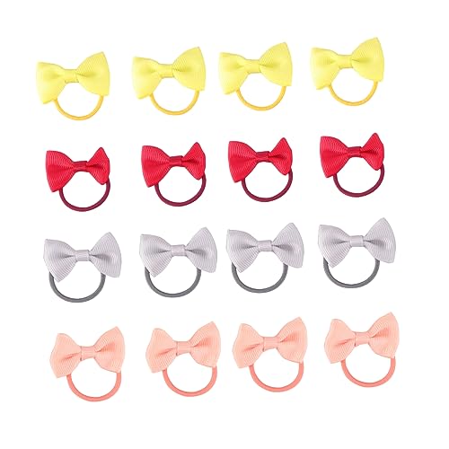 MOBUTOFU 18stücke Elastische Schleife Haarschleifen Boutique-haarband Haarschleife Pferdeschwanz-haarband Elastisches Gummiband Für Junge Mädchen Kleinkinder Junge Mit von MOBUTOFU