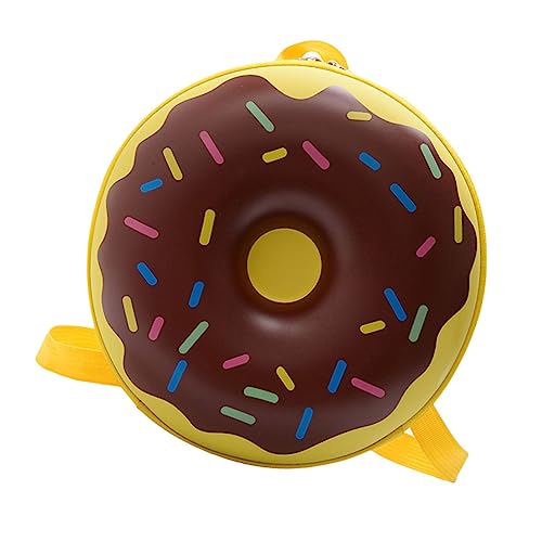 MOBUTOFU Donut-Tasche Kindertasche Jungen-mädchen-Tasche Aufbewahrungstasche Tragbarer Rucksack Einfaches Muster Hübsch Süß Leicht Zu Tragen Und Aufzubewahren Sanftes Material Robuste Leine von MOBUTOFU