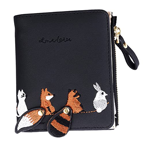 MOBUTOFU 1stück Faltbares Pu Tiermotiv Portemonnaie Für Damen Multifunktionale Geldbörse Mit Großer Kapazität Und Stilvollem Design Für Reisen Und Alltag von MOBUTOFU