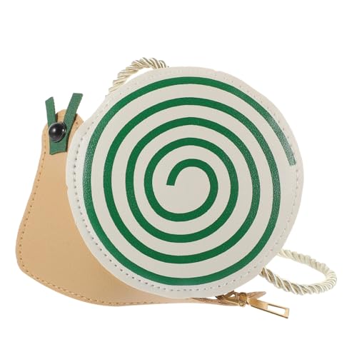 MOBUTOFU 1stück Karton Junge Mädchen Umhängetasche Niedliche Mini Geldbörse Im Schnecken-Design Für Jungen Und Mädchen Für Kleine Dinge Partys Und Geburtstage Leicht Und Tragbar von MOBUTOFU