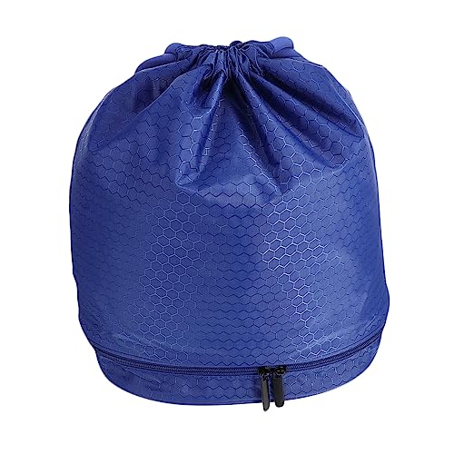 MOBUTOFU 1stück Wasserdichter Drawstring Rucksack Mit Getrenntem Nass Und Trockenfach Für Schwimmen Sport Und Outdoor-aktivitäten Blau Für Männer Und Frauen von MOBUTOFU