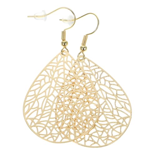 MOBUTOFU 2 Paare Elegante Dangle Ohrringe Vintage Tropfen Ohrhänger Damen Modeschmuck Stilvoll für Alltag und Besondere Anlässe Angenehm zu Tragen Klassisches Design von MOBUTOFU