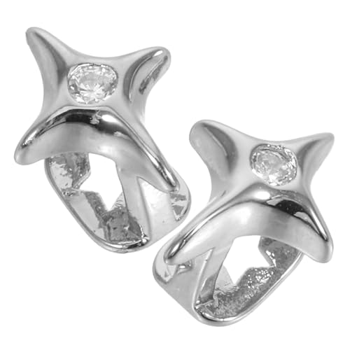 MOBUTOFU 2stücke Stern-einzelzahngrills Modischer Zahnschmuck Für Trendigen Hip-hop Und Cosplay Dekorativer Zahngrill Für Partys Und Auftritte von MOBUTOFU