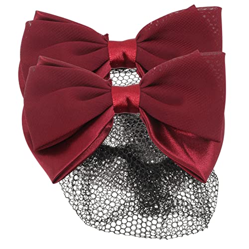 MOBUTOFU 2 Stück Damen Haarschmuck mit Haarknoten Abdeckung und Schleifen Design Hochwertige Haarklammern für Frisuren Geeignet für Arbeit und Freizeit für Dünnes und Dickes Haar von MOBUTOFU