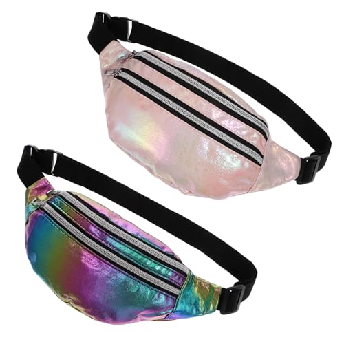 MOBUTOFU Elegante Glänzende Bauchtasche Für Damen Für Reisen Und Outdoor-aktivitäten von MOBUTOFU