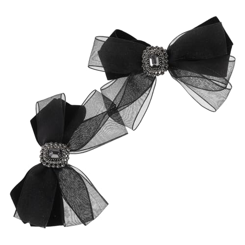 MOBUTOFU 2stücke Haarschleifen Clips Mit Strass Für Damen Leichte Und Vielseitige Haaraccessoires Für Partys Hochzeiten Und Fotoshootings Für Einen Charmanten Look von MOBUTOFU