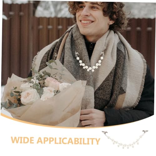 MOBUTOFU 2stücke Vintage Sweater Clips Mit Kunstperlen Retro Cape Clips Für Cardigans Und Blusen Modische Verschlüsse Zur Eleganten Outfit-vervollständigung Für Frauen Und Mädchen von MOBUTOFU