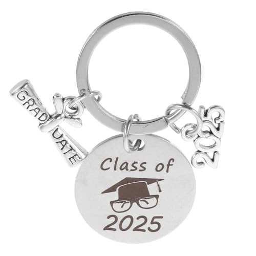 MOBUTOFU Kreativer Abschluss Schlüsselanhänger für Abschlussklasse Einzigartiges Design Langlebiges Material Vielseitig Einsetzbar für Graduierte und Erinnerungsstück für Ihn und Sie von MOBUTOFU