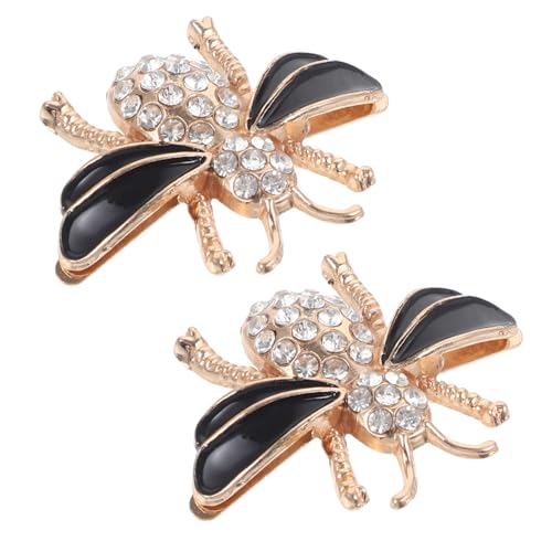 MOBUTOFU 2stücke Schuh Clip Aus Metall Bienen-schuh-clips Flache Schuhclips Dekorative Schuhclips Für Damen Schuhclip-dekor Schuhschnallen Für Damen Schuhanhänger Schuhaccessoires Schuhverz von MOBUTOFU
