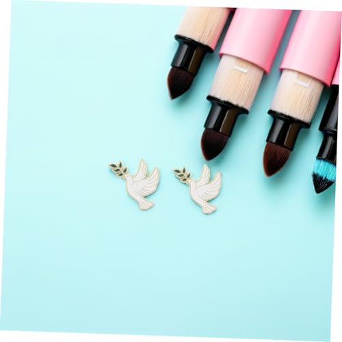 MOBUTOFU 3 Stück Friedenstaube Anstecknadeln aus Langlebiger Leichte Vogelbrosche mit Olivenzweig Vielseitig Tragbar für Kleidung Rucksäcke Hüte Eleganter Schmuck für Damen und Herren von MOBUTOFU