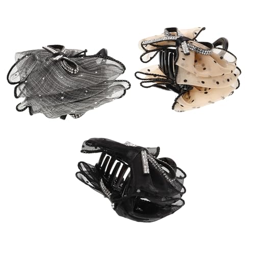 MOBUTOFU 3stücke Große Haarklammern Für Frauen Elegante Haarschmuck-clips Für Dickes Und Feines Haar Komfortable Haarspangen Für Verschiedene Anlässe Und Outfits von MOBUTOFU