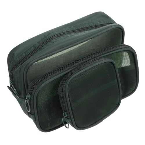MOBUTOFU 3stücke Teiliges Aus Netz-Make-up-Taschen Transparenten Kosmetiktaschen Und Organizer Für Stifte Praktisch Für Reisen Und Alltag Für Frauen Und Männer von MOBUTOFU