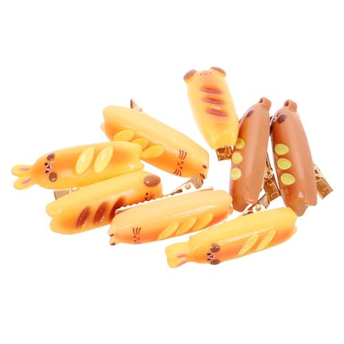 MOBUTOFU Verspielte Brot-haarnadel Haarspangen Für Mädchen Frauen Mädchen Haar-accessoires Lustige Seite von MOBUTOFU