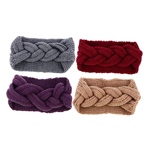 MOBUTOFU 4stücke Sportliches Stirnband Mit Ohrwärmer Elastisch Gestrickt Für Damen Mit Knöpfen Zur Befestigung Von Für Outdoor-aktivitäten Warme Ohren Und Stylisches Design MOBUTOFU 4stücke Sportliches Stirnband Mit Ohrwärmer Elastisch Gestrickt Für Damen Mit Knöpfen Zur Befestigung Von Für Outdoor-aktivitäten Warme Ohren Und Stylisches Design von MOBUTOFU
