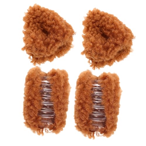 MOBUTOFU 4stücke Fuzzy Haarspangen Mit Katzenohr-design Weiche Haarclips Für Dünnes Haar Niedliche Haarklammern Zur Einfachen Frisurgestaltung Für Frauen Und Mädchen von MOBUTOFU