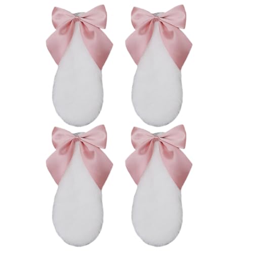 MOBUTOFU 4stücke Mädchen Haarklammern Mit Bunny Lop Ohren Und Süßem Schleifen-design Für Halloween Geburtstagsfeiern Und Cosplay Haarspangen Für Stilvolle Frisuren von MOBUTOFU