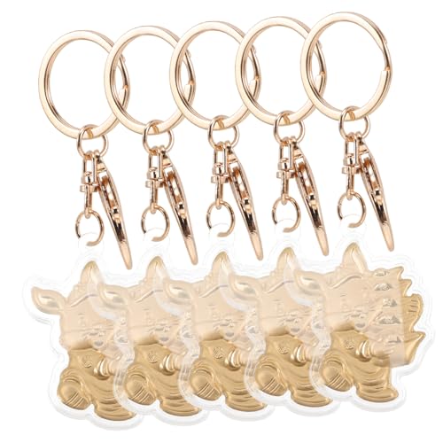 MOBUTOFU 5 Stücke Schlüssel Kette Sternzeichen Schlüssel Karabiner Schlüsselanhänger Coole Party Favor von MOBUTOFU