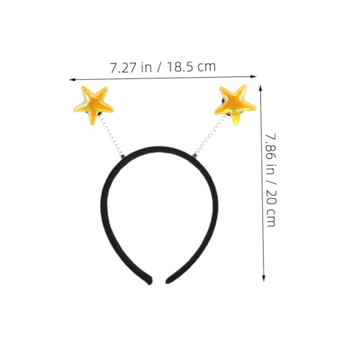 MOBUTOFU 5stücke Haarschmuck Mit Sternenmotiv Verstellbar Und Angenehm Für Halloween Und Weihnachts-themenpartys Neuartiges Haar-accessoire von MOBUTOFU