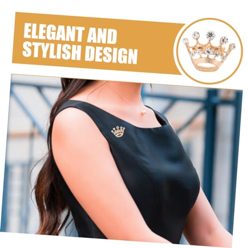 MOBUTOFU 6 Stück Goldfarbene Broschen Damen Anstecker für Kleidung Vielseitige Dekorationen Geeignet für Kleider Schals Taschen und Formelle Sowie Anlässe von MOBUTOFU
