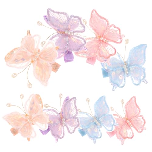 MOBUTOFU Haarklammern Damen Haarclips Set Für Ädchen Niedliche Haarklammern Mit Pastellfarben Hellrosa Schneegrün Hellblau Helllila Ideal Für Dickes Haar Haarclips Damen von MOBUTOFU