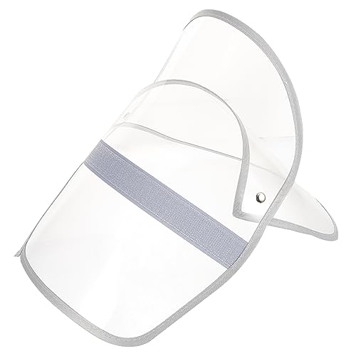 MOBUTOFU Regenhut Mit Abnehmbarem Visier Transparente Regenmantel-Kappe Zum Schutz des Gesichts Vor Regen Installieren Und Praktisch Für Alltag Für Damen Und Herren von MOBUTOFU