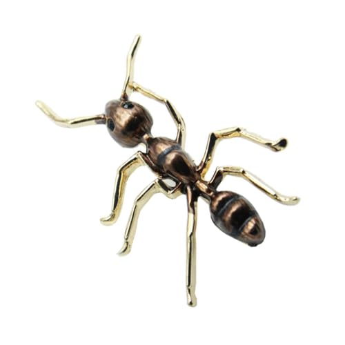 MOBUTOFU Ameise Brosche Kleiderbrosche Abzeichen Tierische Ameisenbrosche Tierbrosche Abzeichen Ameise Kleiderbrosche Kleidung Ameisenbrosche Tier Brosche Legierung Black von MOBUTOFU