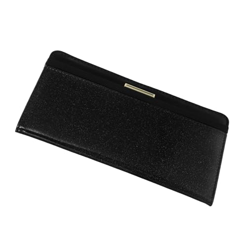 MOBUTOFU Reisepass-Tasche Aus Pu-Material Multifunktionale Ausweistasche Für Reisepass Kreditkarten Dokumente Schwarz Für Damen Und Herren von MOBUTOFU