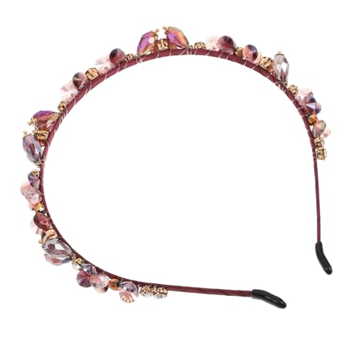 MOBUTOFU Bling Haarreif Barockes Haarband mit Funkelnden für Hochzeit Braut Party Festliche Haarschmuck Accessoires von MOBUTOFU