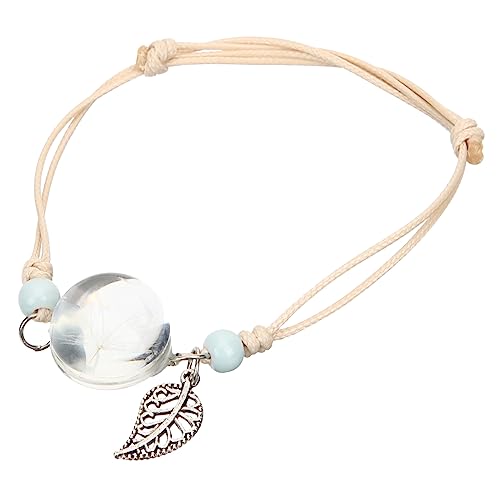 MOBUTOFU Armband Damen Modisches Blumenarmband mit Getrockneten Blumen Personalisiertes Schmuckstück für Mädchen Trendiger Handgelenkschmuck von MOBUTOFU