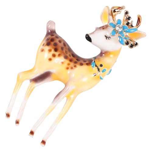 MOBUTOFU Stylische Cartoon-meißelbrosche in Form Eines Rehs Anstecknadel Für Kleidung Rucksäcke Und Hüte Als Geschenk Für Feiern Wie Halloween Und Weihnachten von MOBUTOFU
