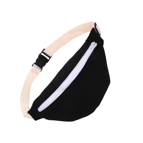 MOBUTOFU Canvas Bauchtasche Verstellbar Leicht Klein Vielseitig Tragbar für Jungen Mädchen Outdoor von MOBUTOFU