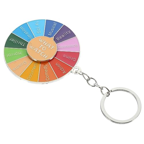 MOBUTOFU Schlüsseldekorationen Aus Metall Rotierendes Roulette Modisches Schlüssel-Accessoire von MOBUTOFU