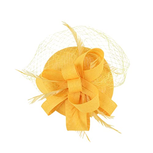 MOBUTOFU Fascinator Hut Für Damen Netz-schleier Fascinator Stirnband Teeparty Kopfbedeckung Kopfschmuck Für Frauen von MOBUTOFU