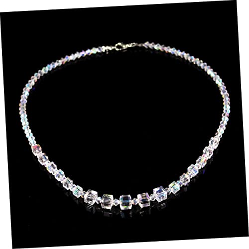 MOBUTOFU Fashion Crystal Halskette für Damen Schicke Kropfkette mit Funkelnden Strasssteinen Eleganter Schmuck für Party Urlaub Strand und Alltag Stilvolles Accessoire für Frauen und von MOBUTOFU