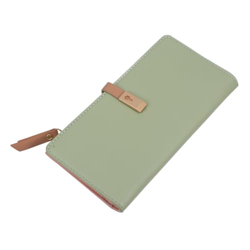 MOBUTOFU Fashion Pu Leder Lange Geldbörse Clutch Tasche Mit Reißverschluss Für Damen Und Mädchen Für Partys Reisen Und Alltag Leicht Und Stilvoll von MOBUTOFU