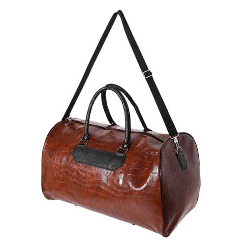 MOBUTOFU Fitness Tasche Große Kapazität Sporttasche Herren Tragbare Reisetasche Für Reisen Und Fitness Stilvoller Rucksack Aus Pu Wochenendausflüge Und Geschäftstrips von MOBUTOFU