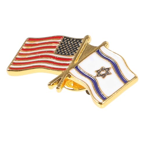MOBUTOFU Flaggenabzeichen Israel Flagge US Flagge Broschen Dekorative Brosche Kleidung Brosche Anstecknadel Für Rucksäcke Brosche Anstecknadel Taschen Anstecknadeln Dekorative Anstecknadel von MOBUTOFU
