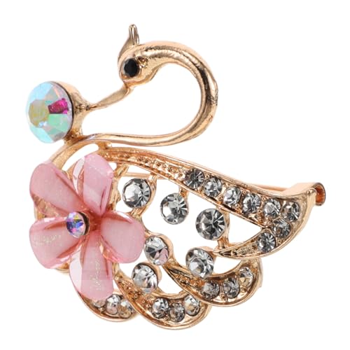 MOBUTOFU Glitzernde Brosche mit Strasssteinen Eleganter Hohler Ansteckpin Modisches Schmuckstück für Damen und Herren Einzigartige Tierbrosche als Stilvolles Kleidungsaccessoire von MOBUTOFU