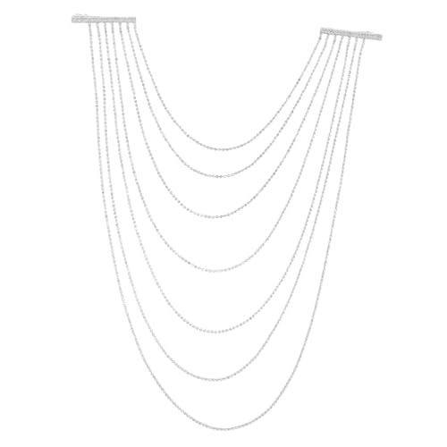 MOBUTOFU Eleganter Braut-kopfschmuck Silberner Strass-haarschmuck Haarspange Für Frauen Hochzeits-party-accessoire von MOBUTOFU